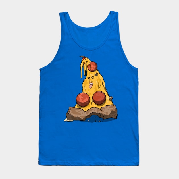 Wings And Pizza Tank Top by ArtOfJHammond